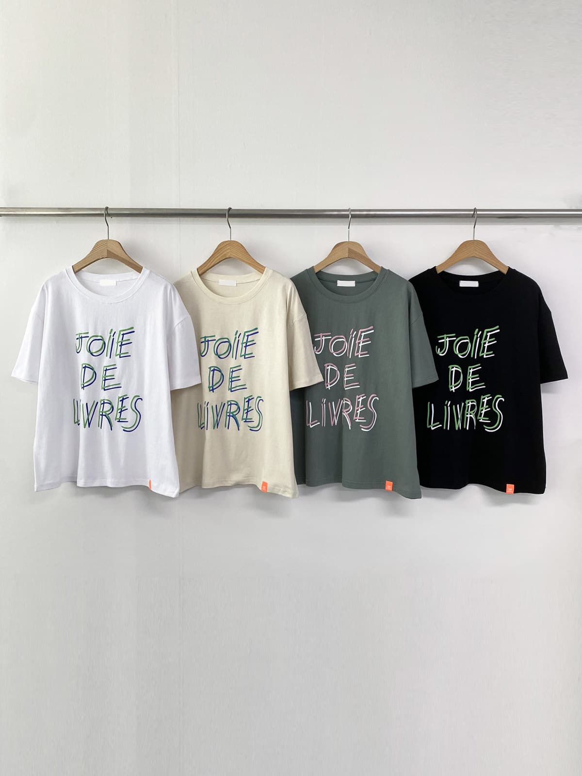 Double Line T-shirt (New Summer Printed T-shirt, Boxy T-shirt) - 이미지 9