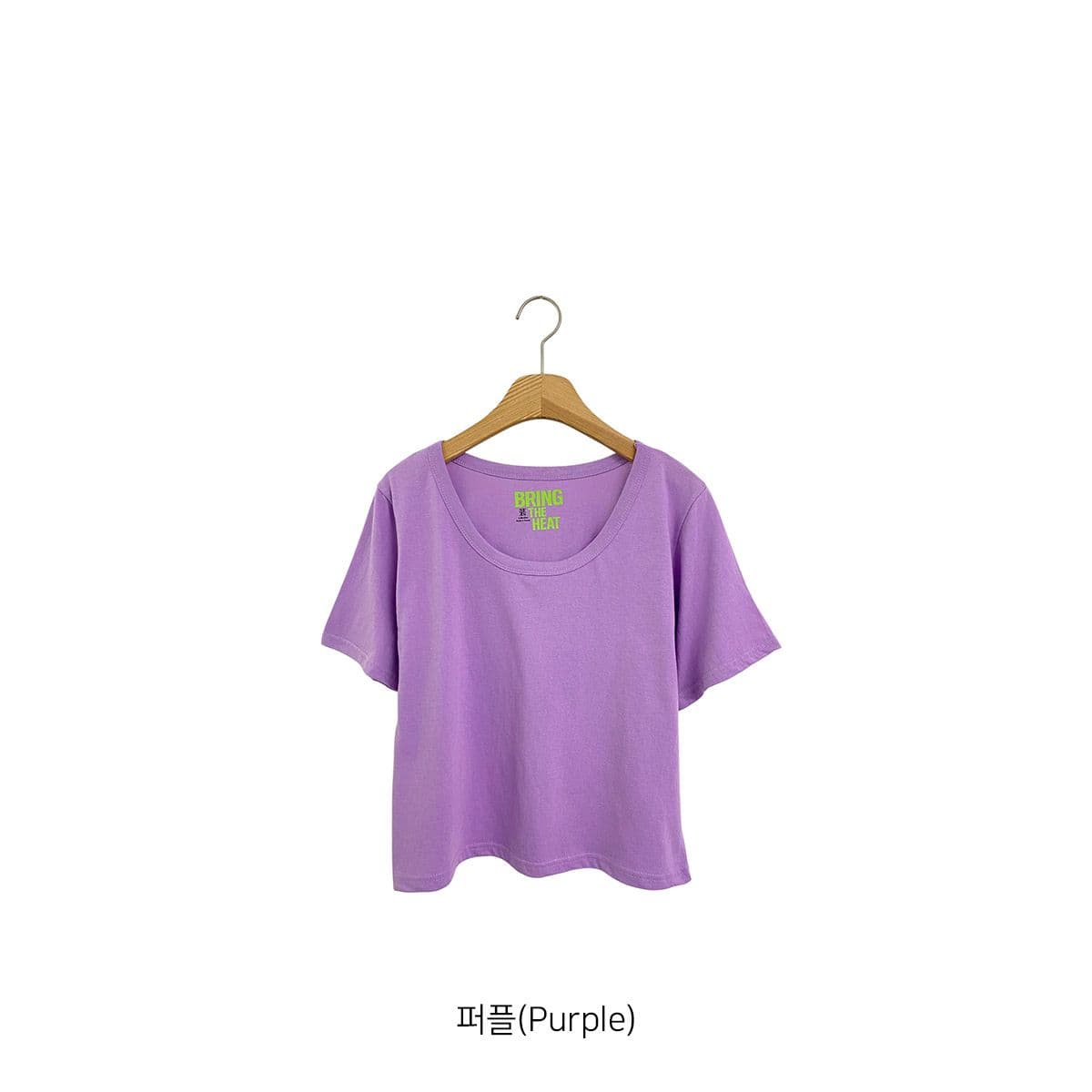 Single-sleeve T-shirt (New Summer Short Sleeve T-shirt Basic Single-sleeve T-shirt Cropped Round Neck) - 이미지 11