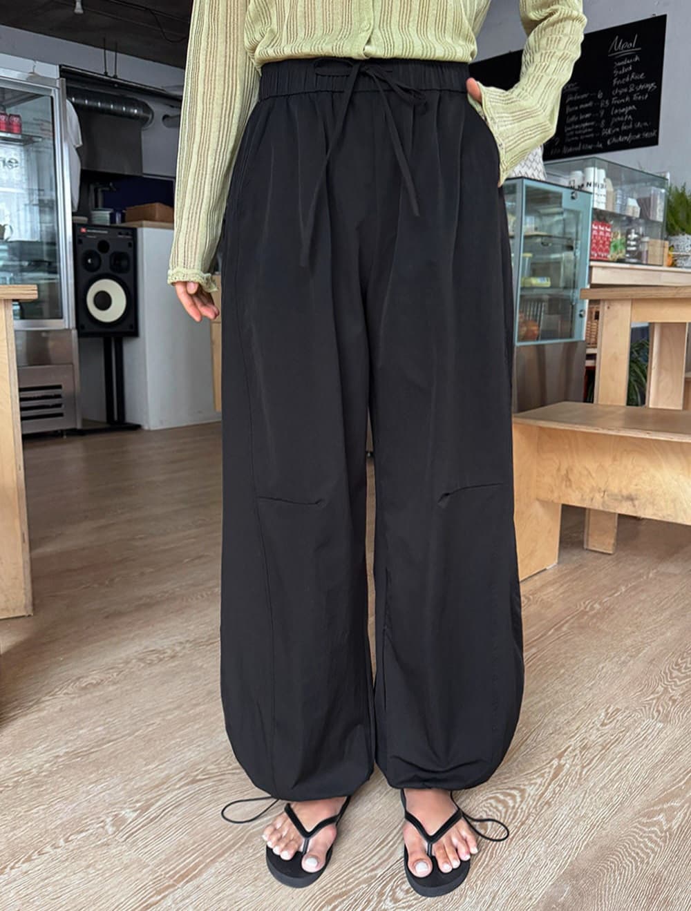 Airy Balloon Pants (New Wide Pants Balloon PT Crisp Cooling Cotton Pants Crisp) - 이미지 4