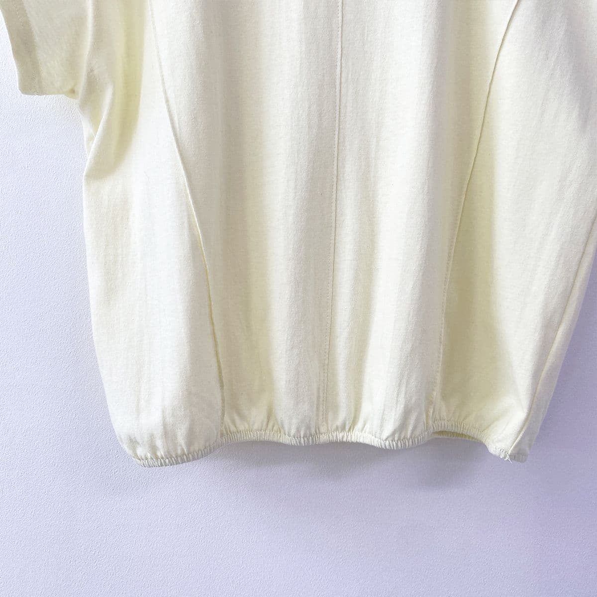 Pintuck Banding T-shirt (New Summer Short Sleeve T-shirt, Banding T-shirt, Cap Sleeve, Round Neck) - 이미지 19