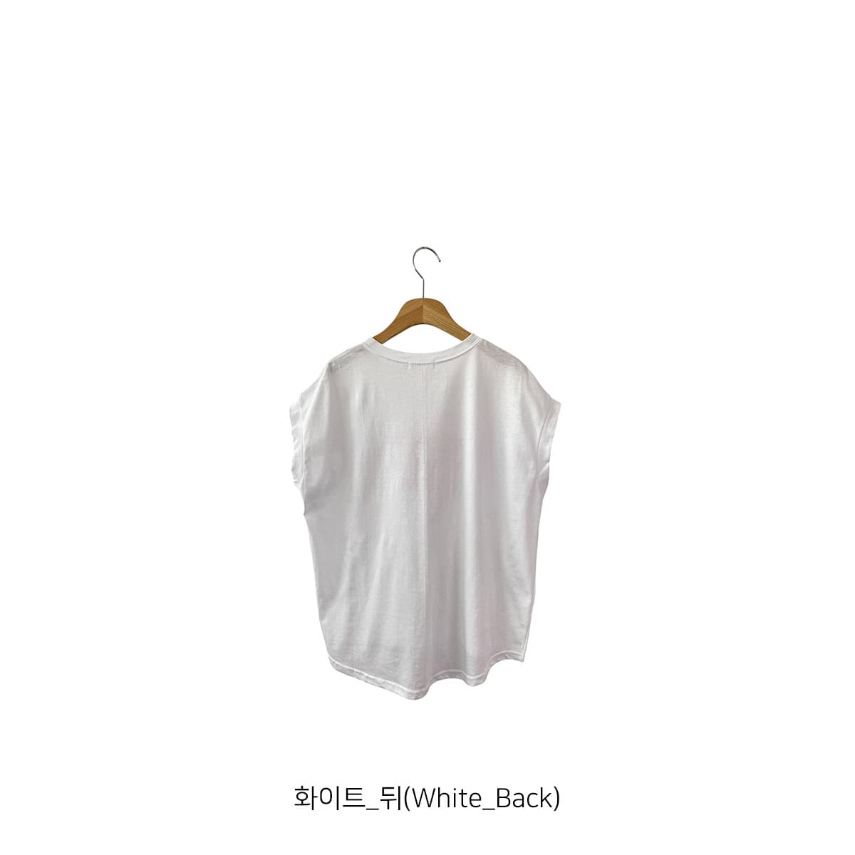 It's Printed T-shirt (New Short Sleeve T-shirt, Printed T-shirt, Summer Asymmetrical T-shirt, Sleeveless Sleeveless Top) - 이미지 11