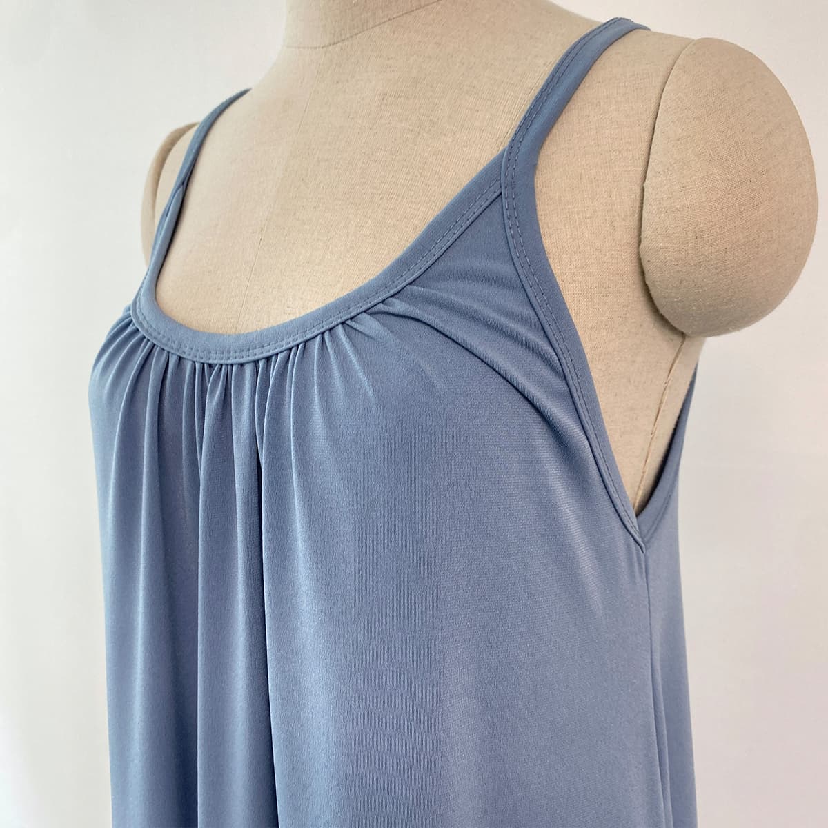 Shirred Strap Pocket Dress (New Summer Flowy Strap Dress Long Dress Cool Dress Sleeveless Dress) - 이미지 16