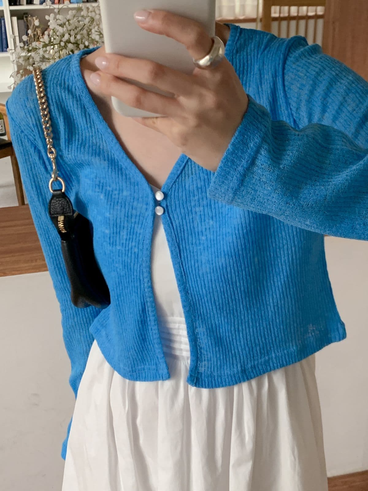 Blanc Cardigan - 이미지 1