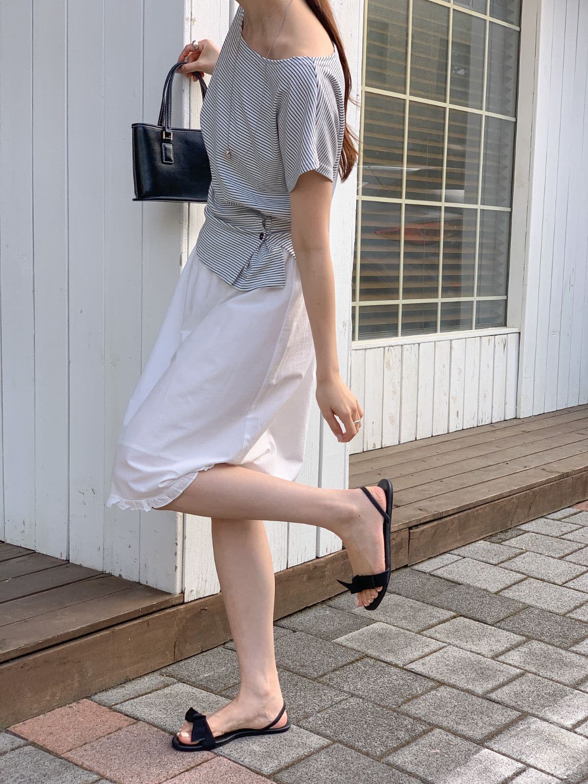 Button slim tee - 이미지 14