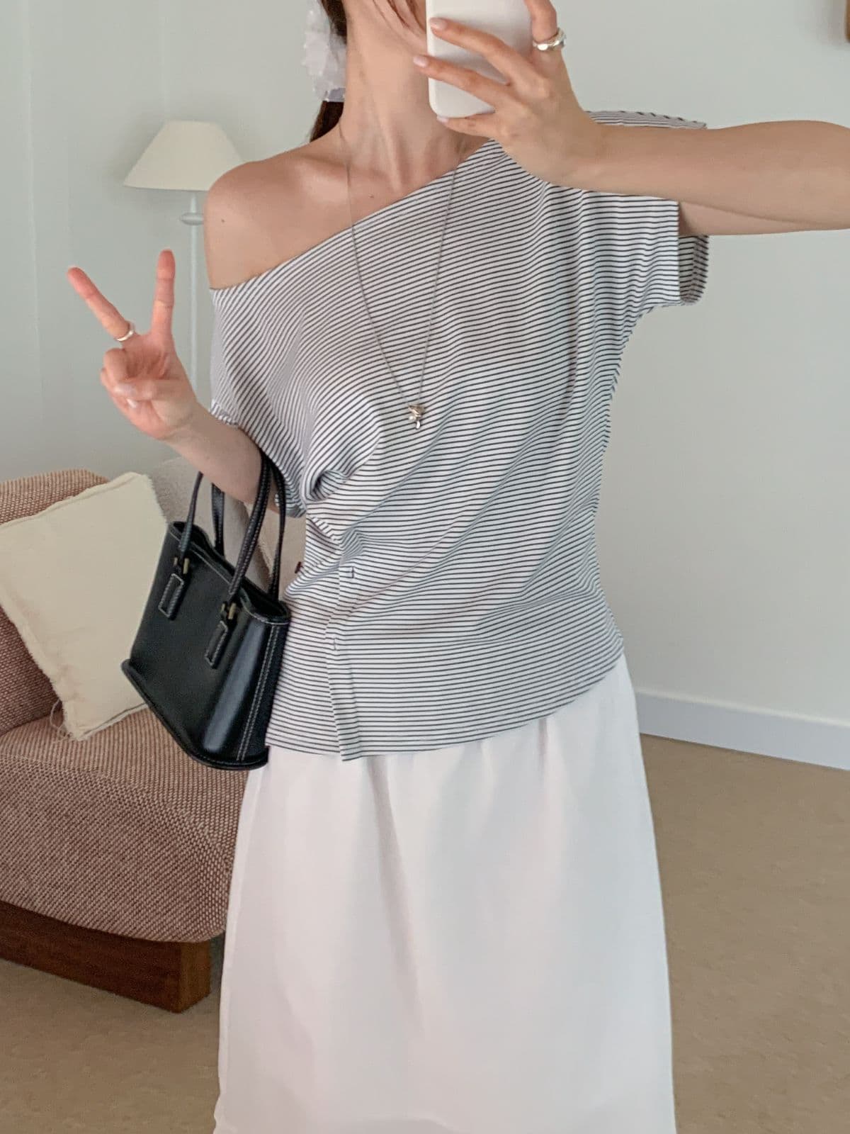 Button slim tee - 이미지 20
