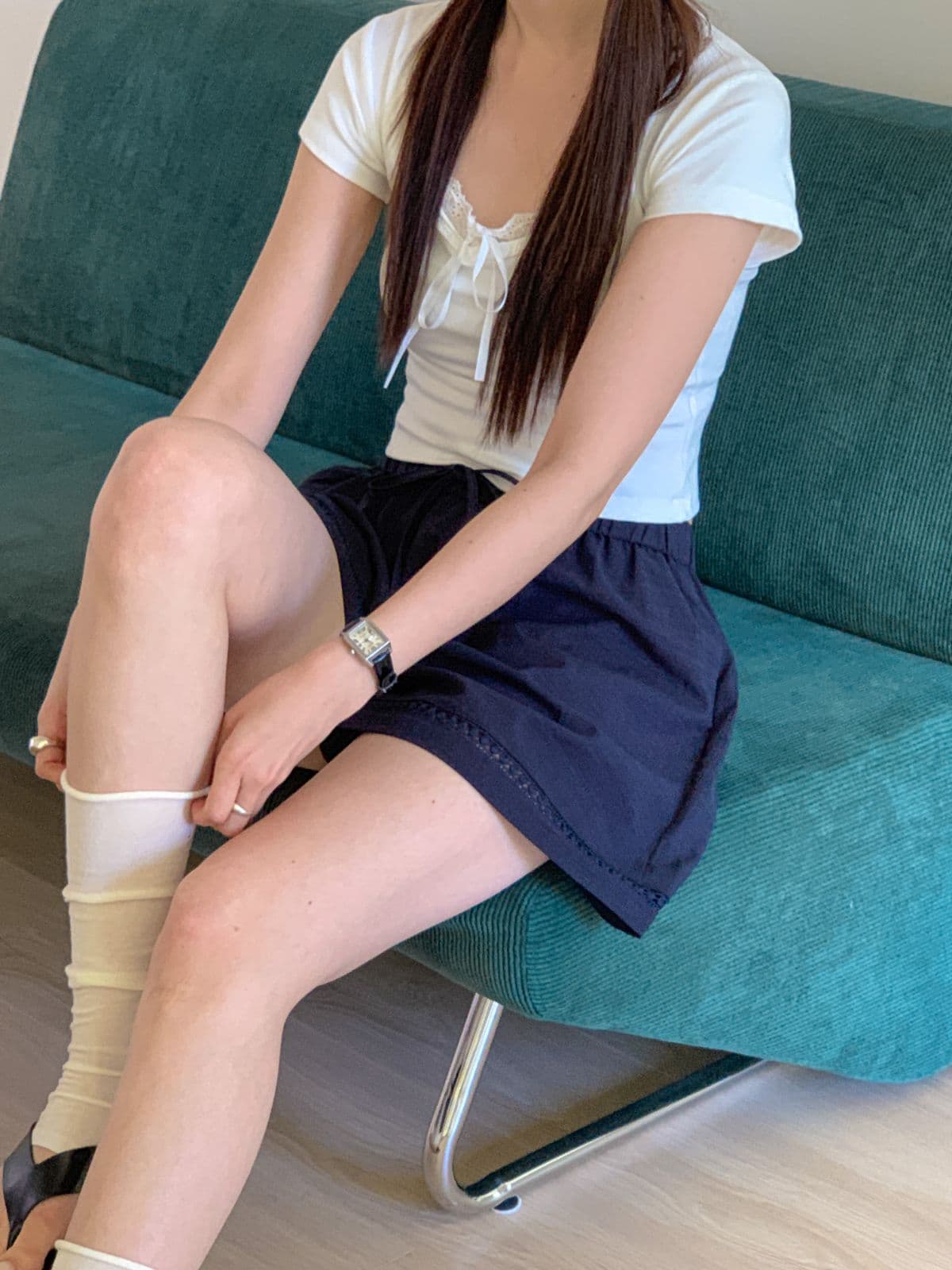 68069 Round Punched Shorts - 이미지 15
