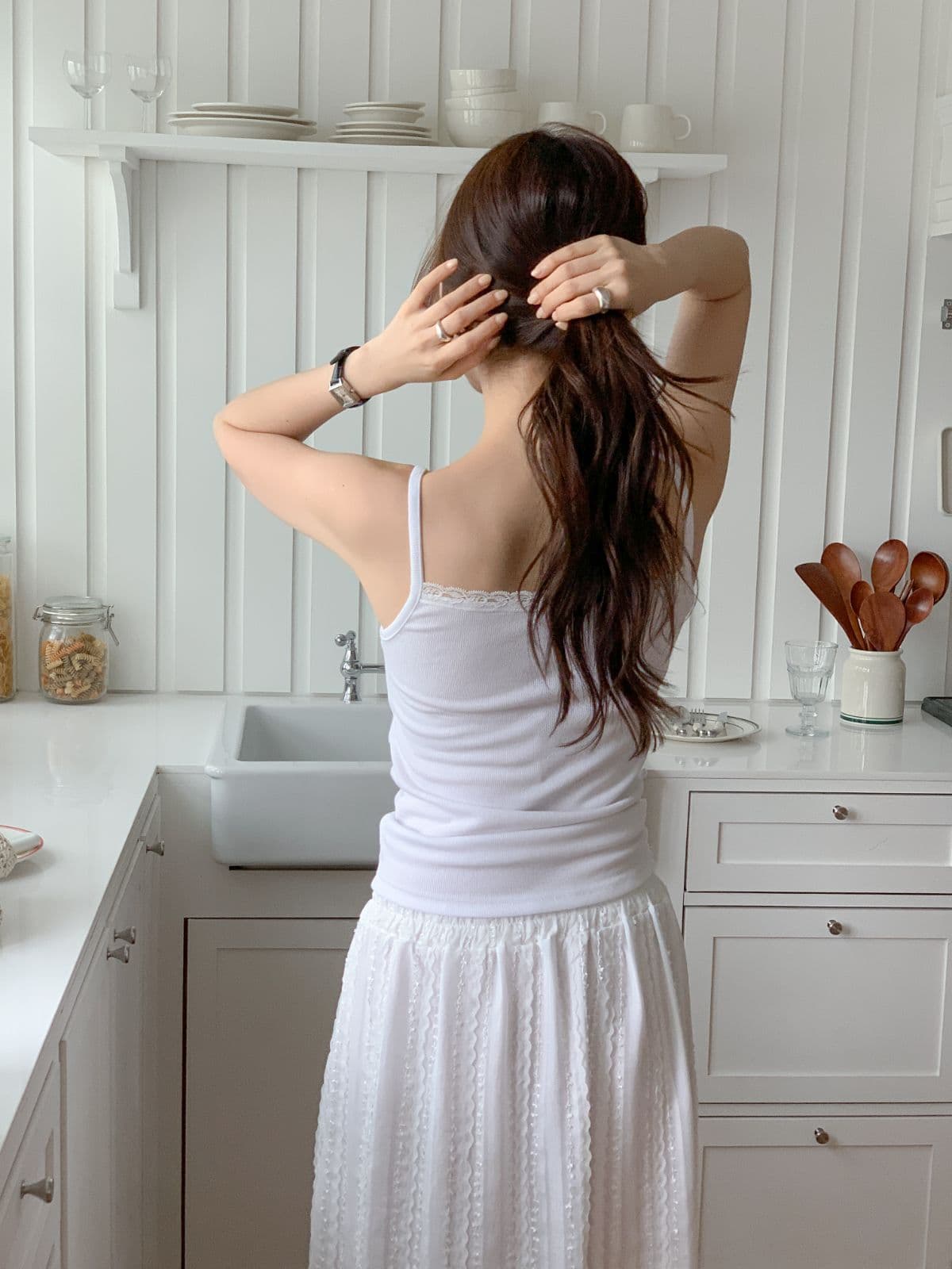 Coordi Lace Sleeveless - 이미지 12