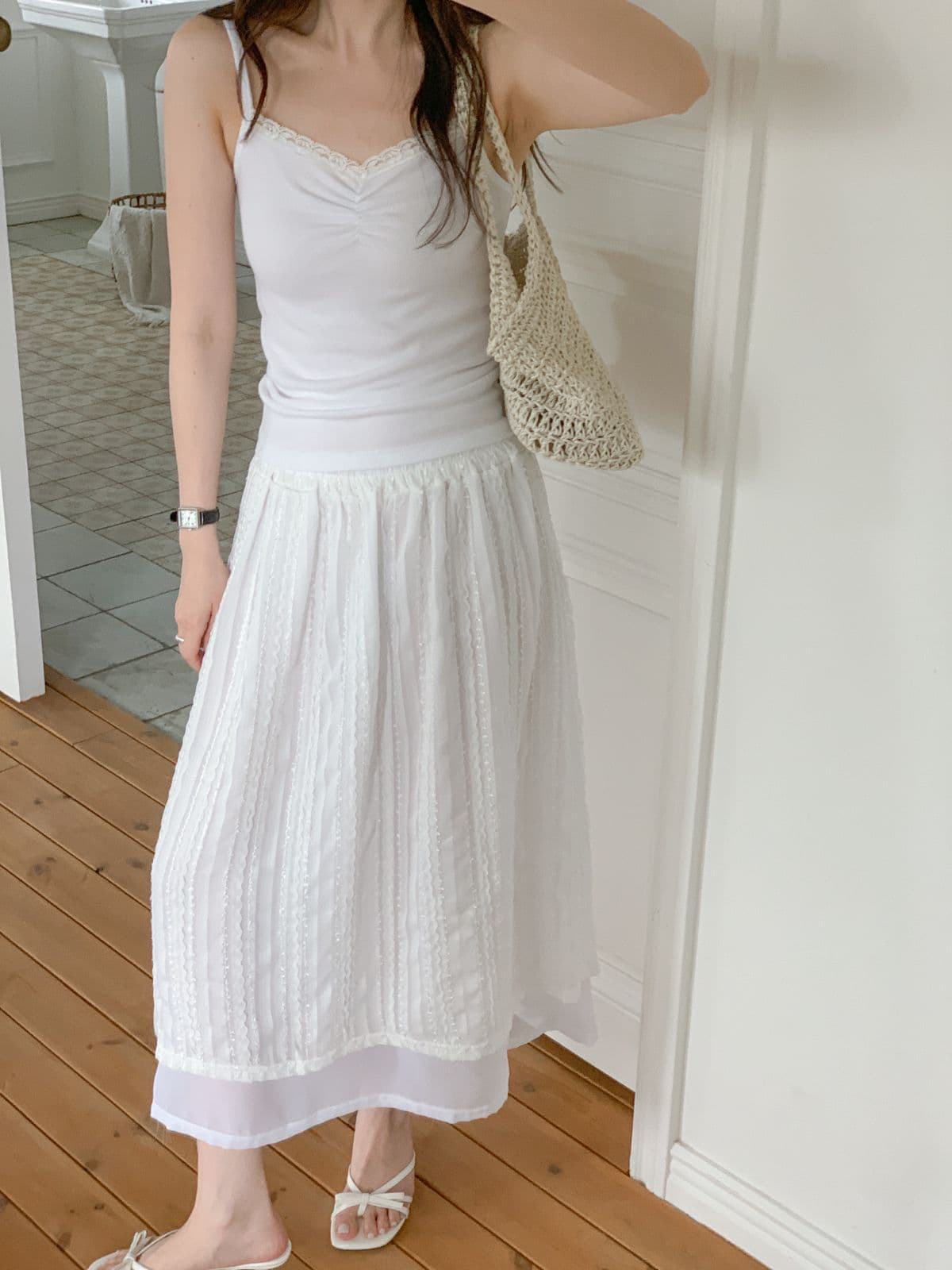 Coordi Lace Sleeveless - 이미지 3