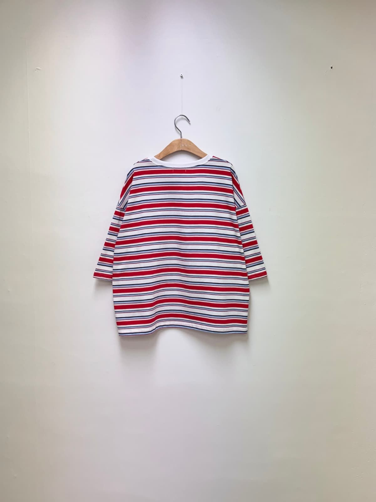 Lucky Striped Tee (Stripe Big Size Casual Cotton) - 이미지 8