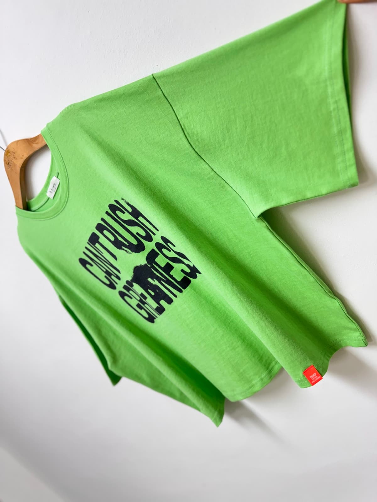 Lush Fluorescent Label Tee (Cotton Boxy Tee, Printed Tee, Casual Tee) - 이미지 12