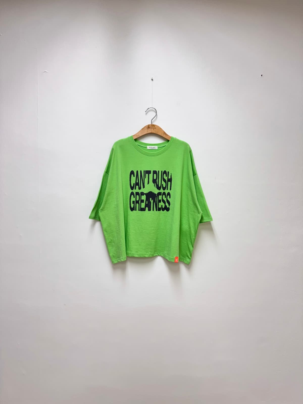 Lush Fluorescent Label Tee (Cotton Boxy Tee, Printed Tee, Casual Tee) - 이미지 5