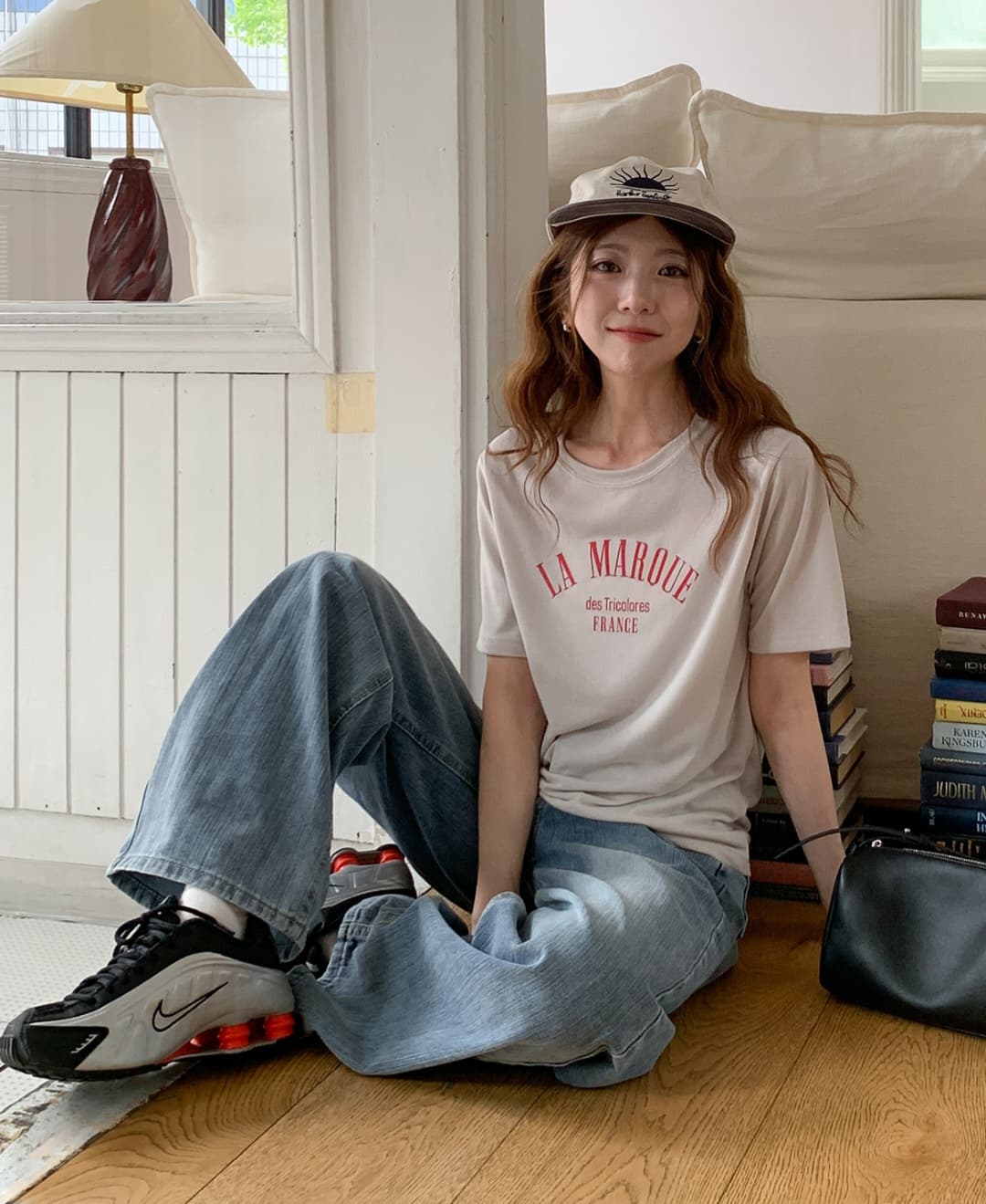 Markti (Inner short-sleeve basic tee, domestic printed tee, round neck) - 이미지 1