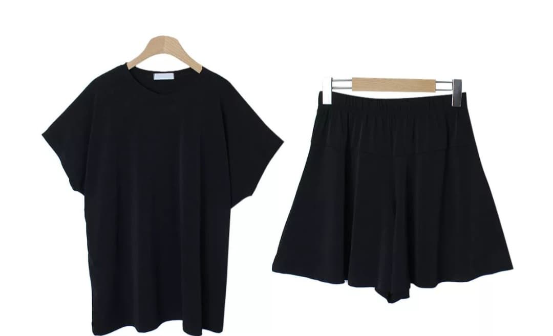 Flowy Skirt-Pants Set (Stretch Set Casual) - 이미지 7