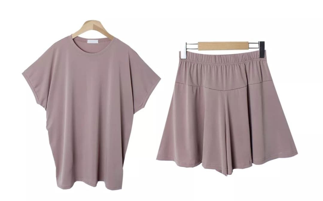 Flowy Skirt-Pants Set (Stretch Set Casual) - 이미지 5
