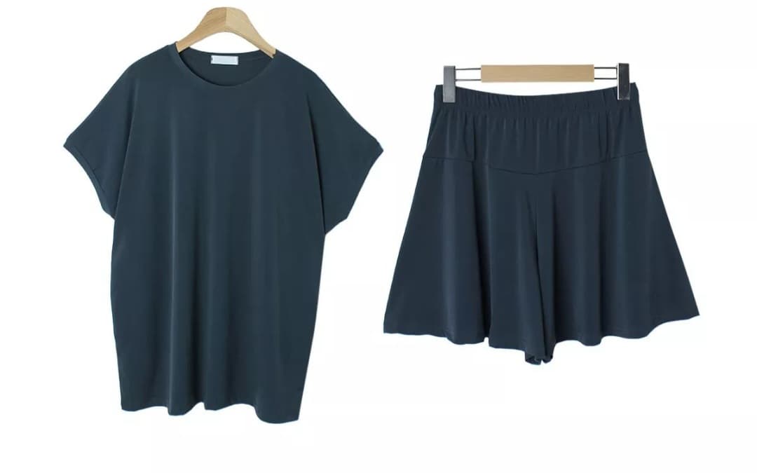 Flowy Skirt-Pants Set (Stretch Set Casual) - 이미지 6