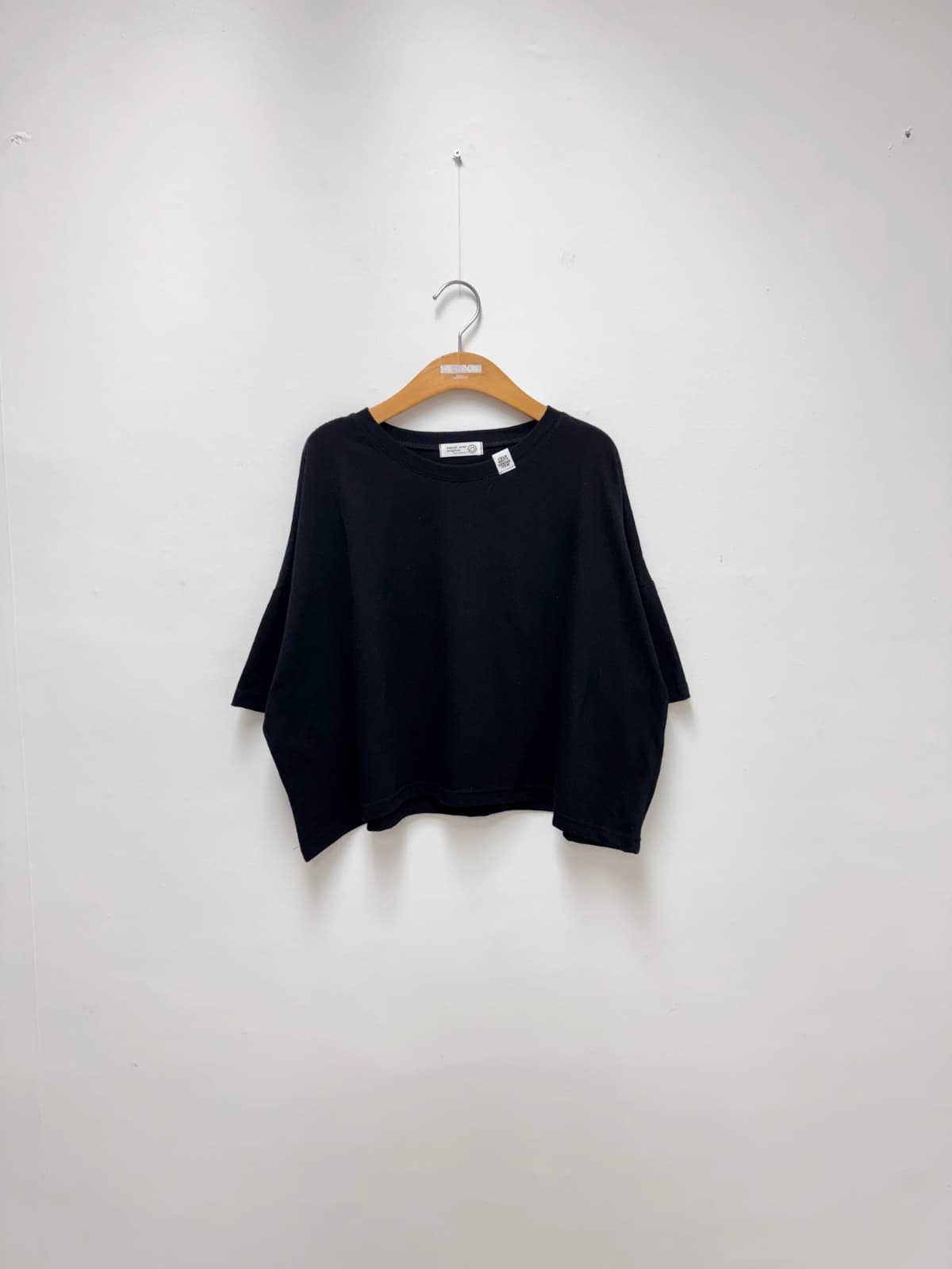 Label Crop T-shirt (Basic Cotton Short Sleeve) - 이미지 10
