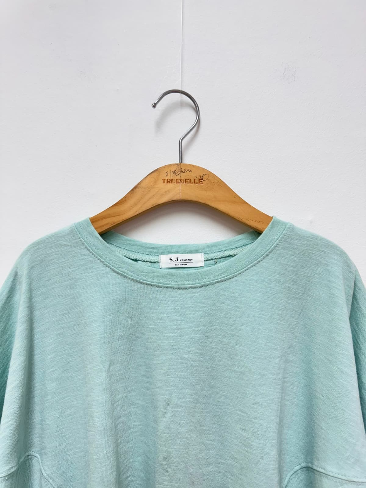 Stingray cut T-shirt (cotton boxy t-shirt back cut) - 이미지 12
