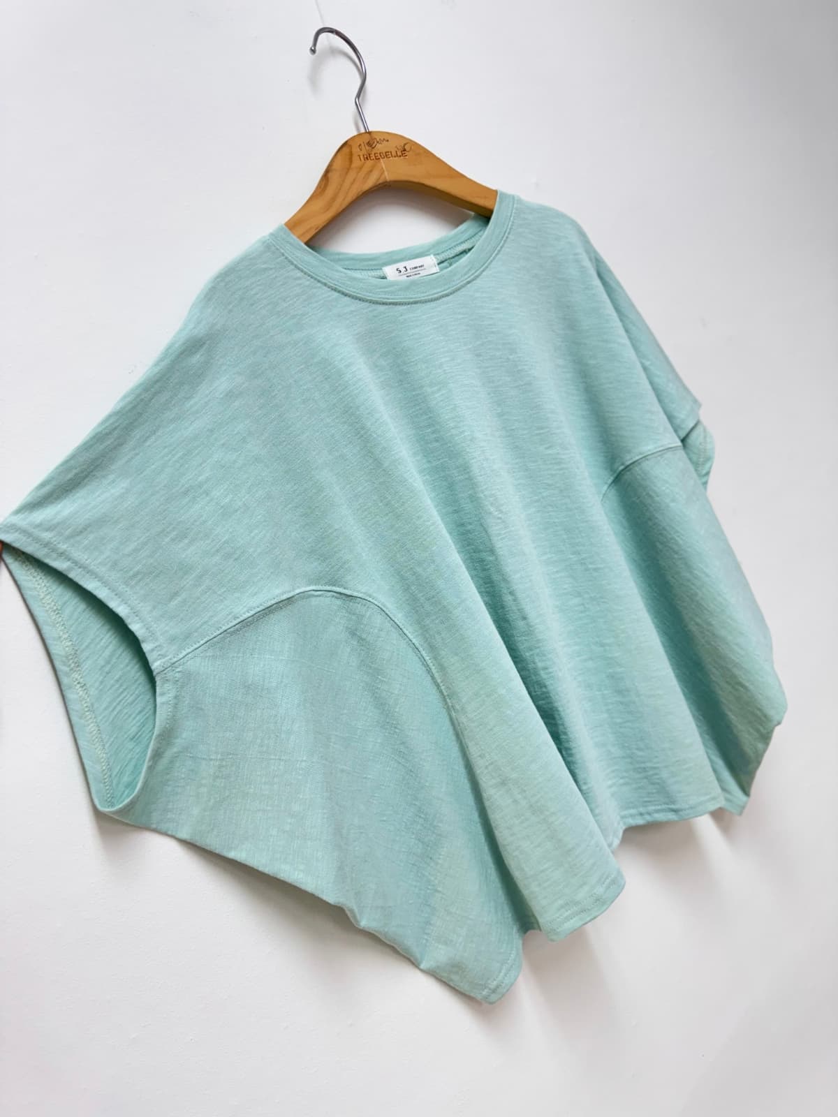 Stingray cut T-shirt (cotton boxy t-shirt back cut) - 이미지 14