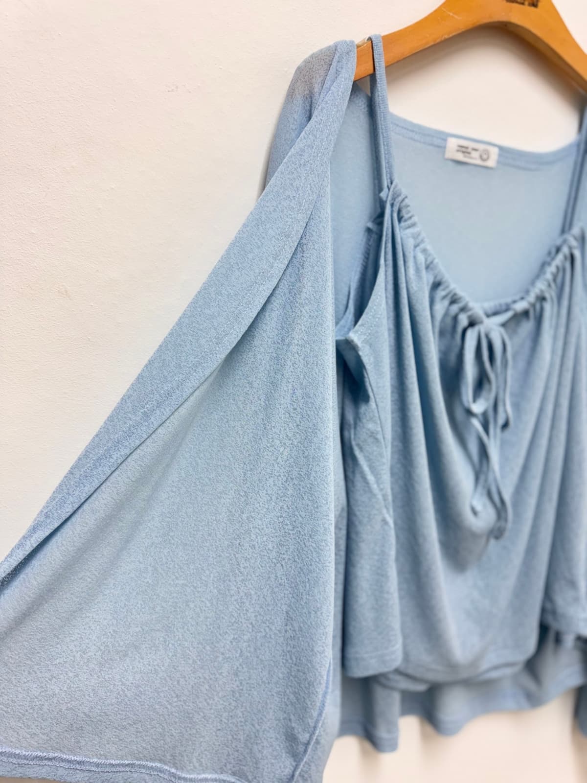 Darling Sleeveless Cardigan Set (Set Shirred Sleeveless Cardigan - 이미지 9