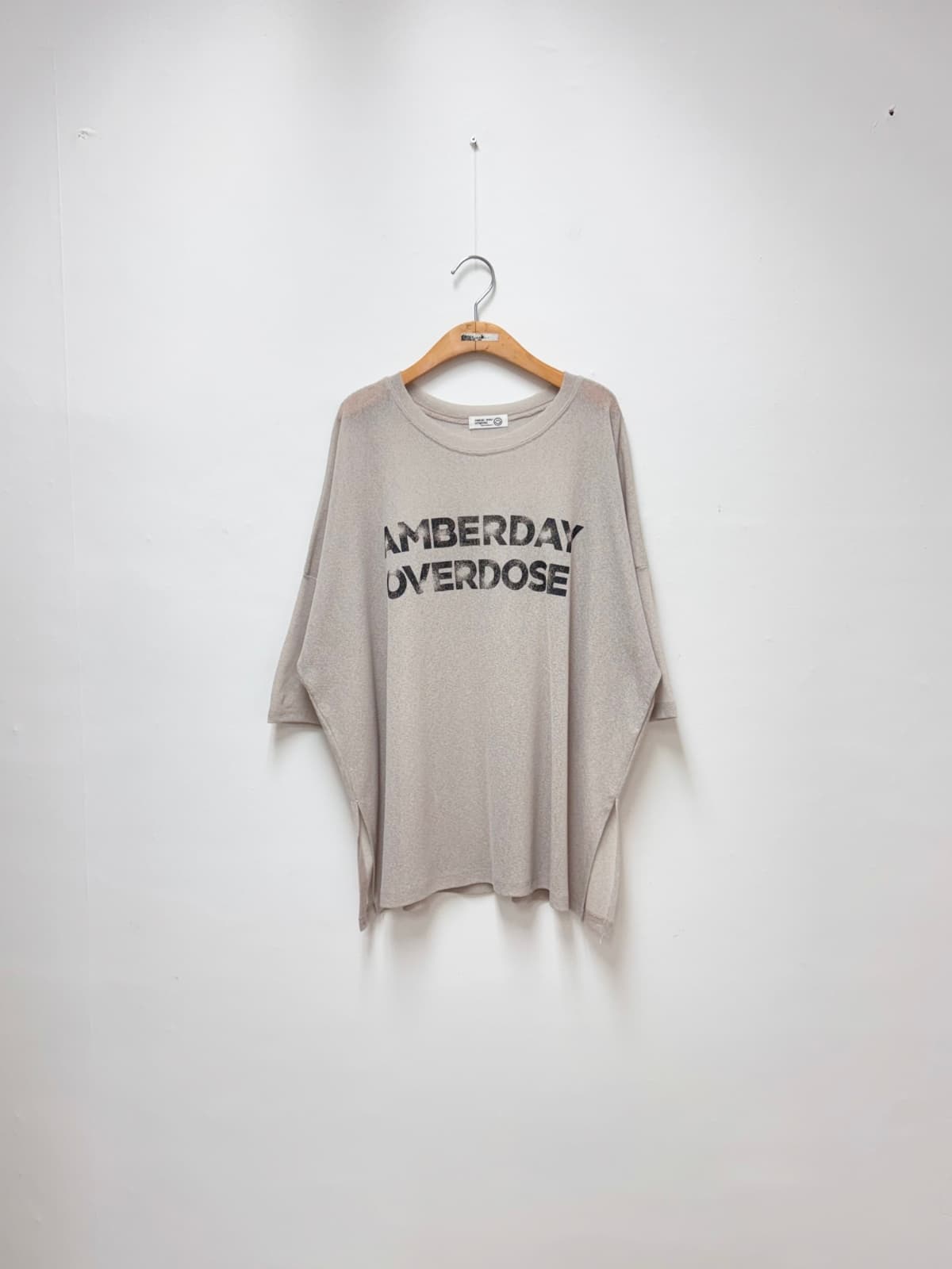 Amber Day T-shirt (See-through oversized boxy tee) - 이미지 6