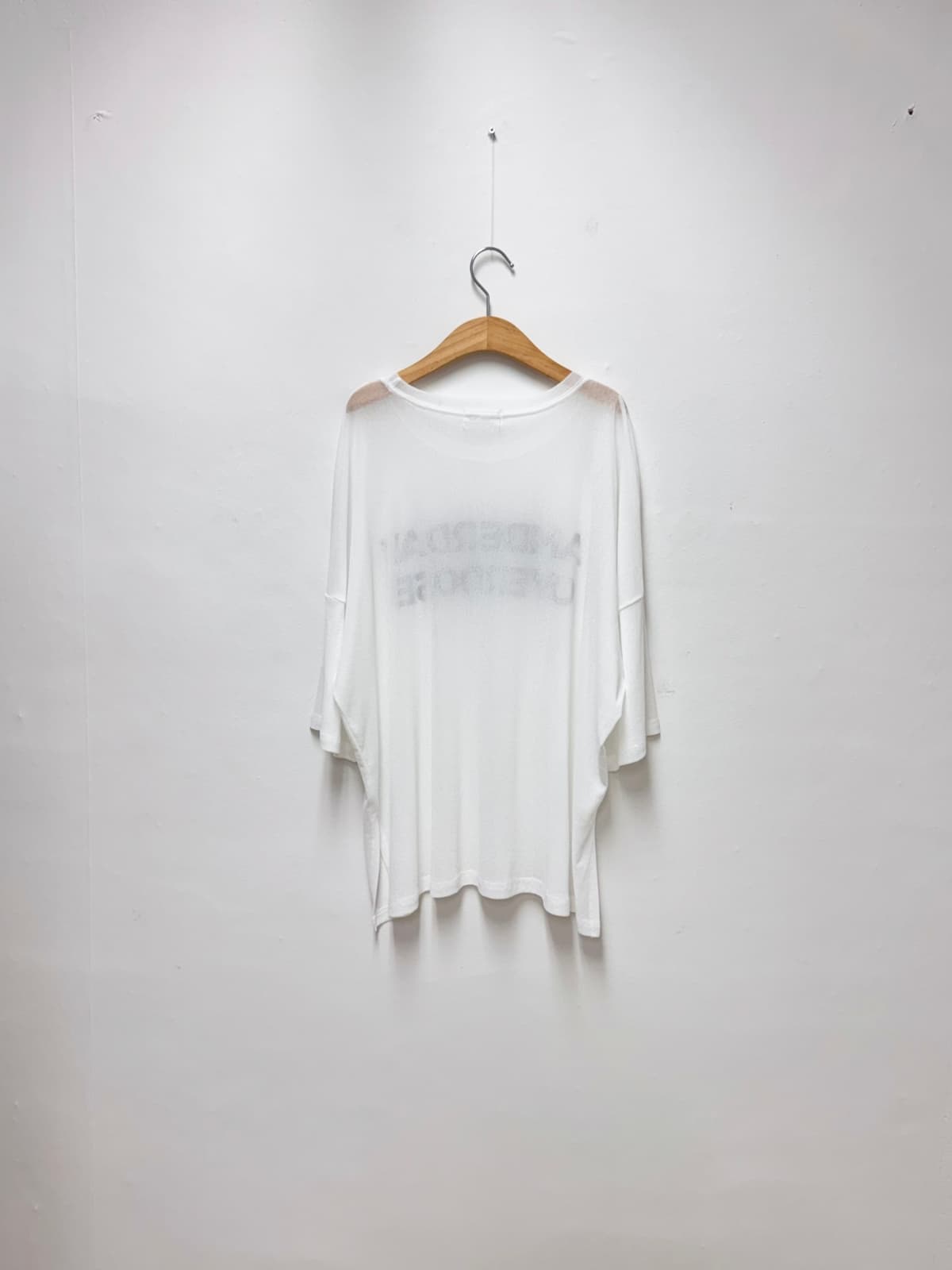 Amber Day T-shirt (See-through oversized boxy tee) - 이미지 12