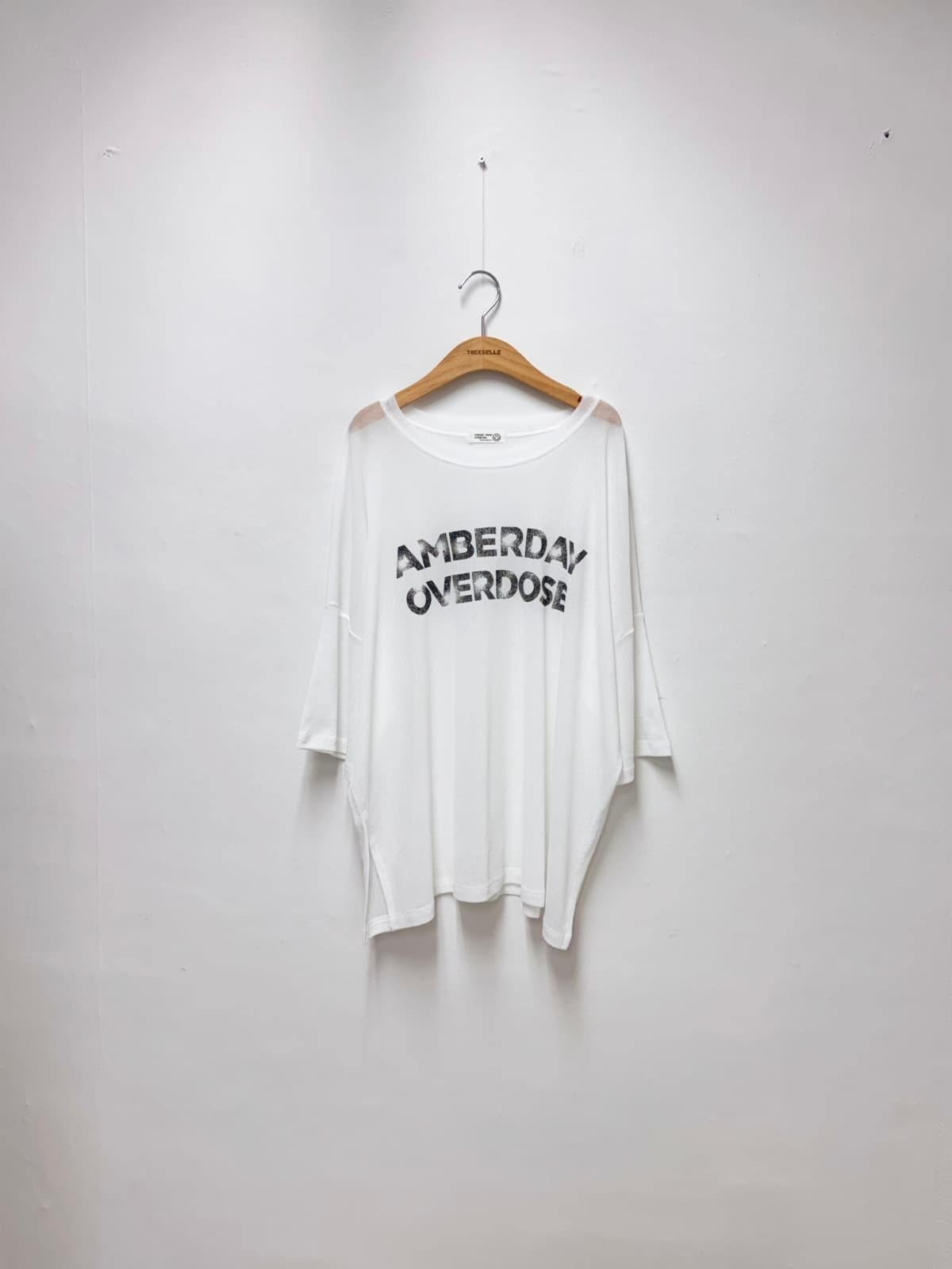 Amber Day T-shirt (See-through oversized boxy tee) - 이미지 5