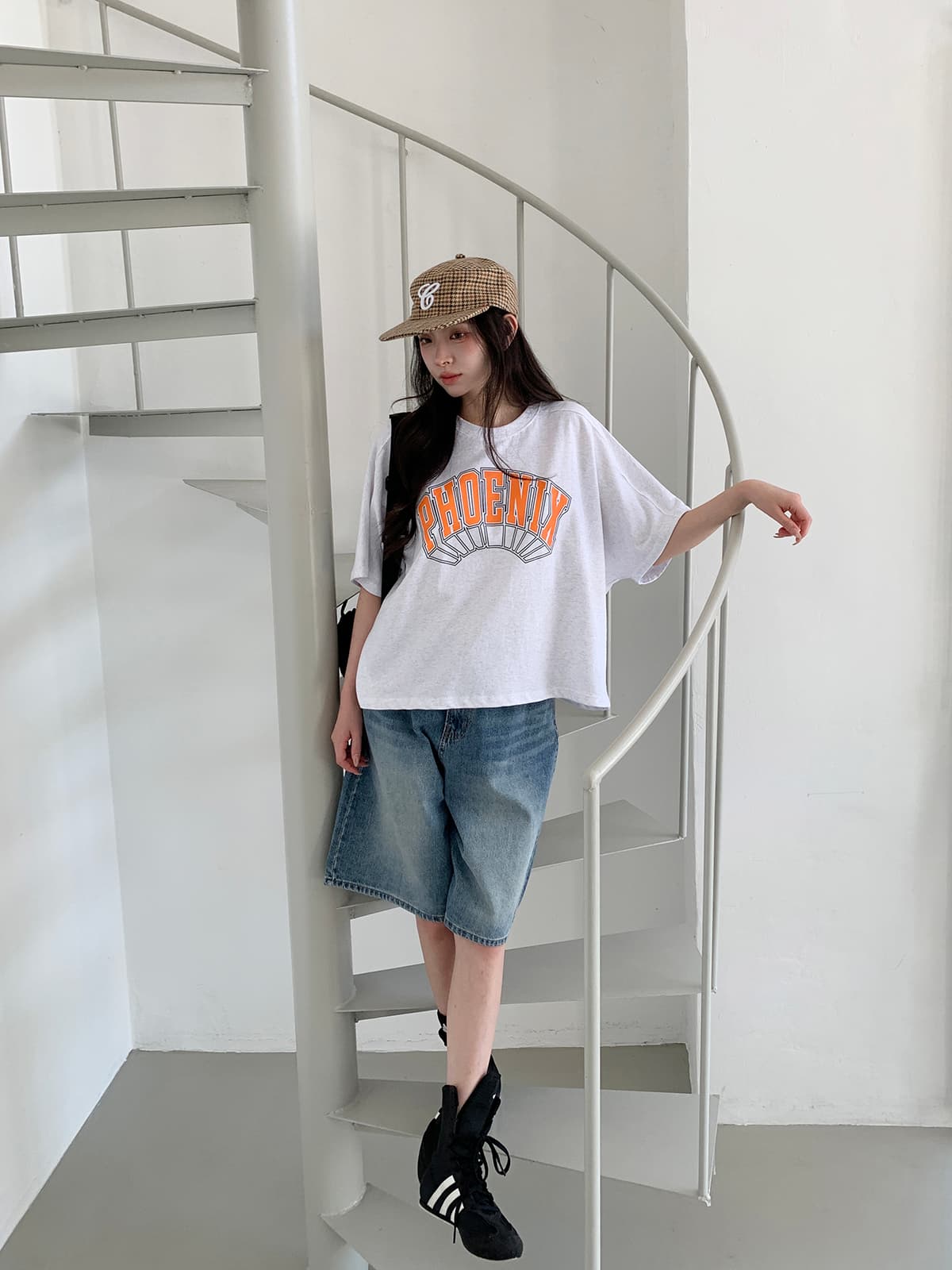 Phoenix Stingray T-shirt (Cotton Big Size Stingray Boxy T-shirt Print) - 이미지 2