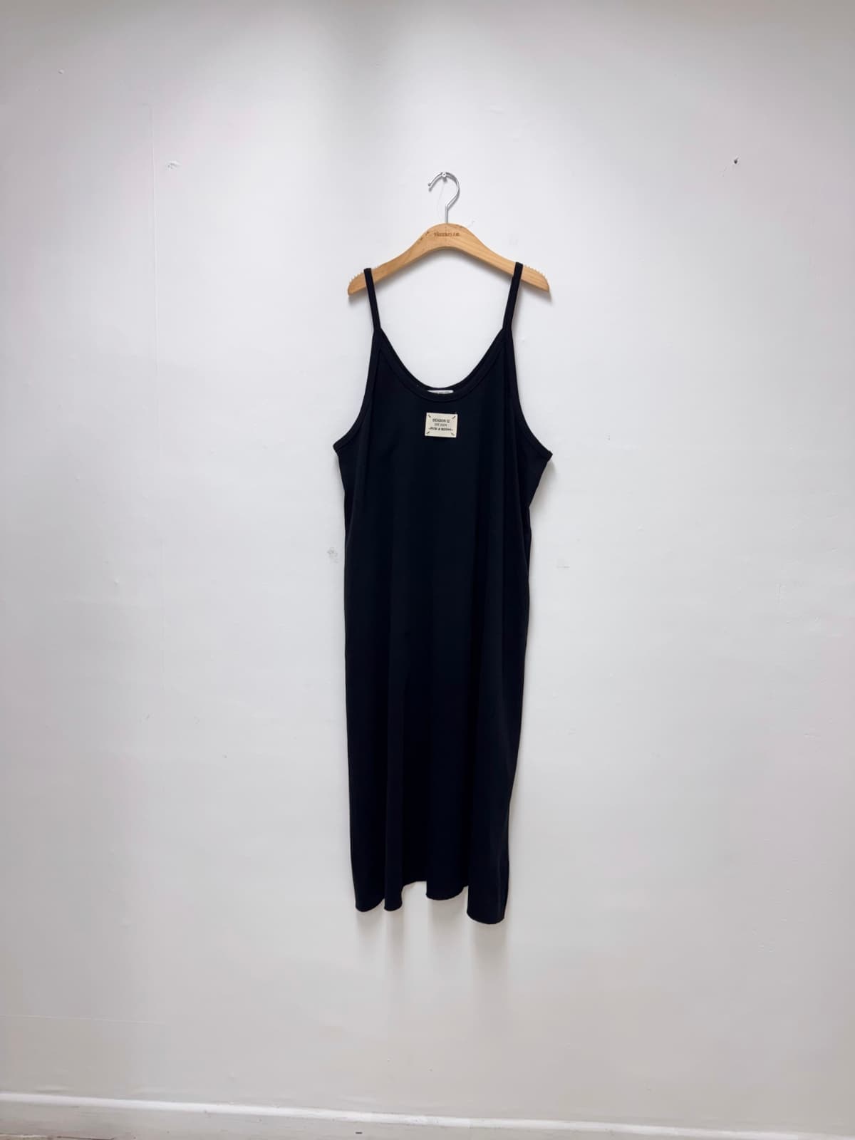 Label Sleeveless Dress (Long Dress Sleeveless Dress Cotton Plus Size) - 이미지 7