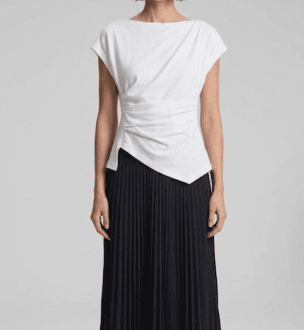 Spring/Summer New Arrival 26SS Draping Line Blouse - 이미지 1