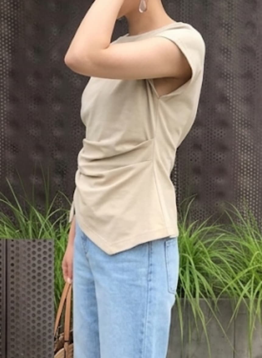 Spring/Summer New Arrival 26SS Draping Line Blouse - 이미지 9