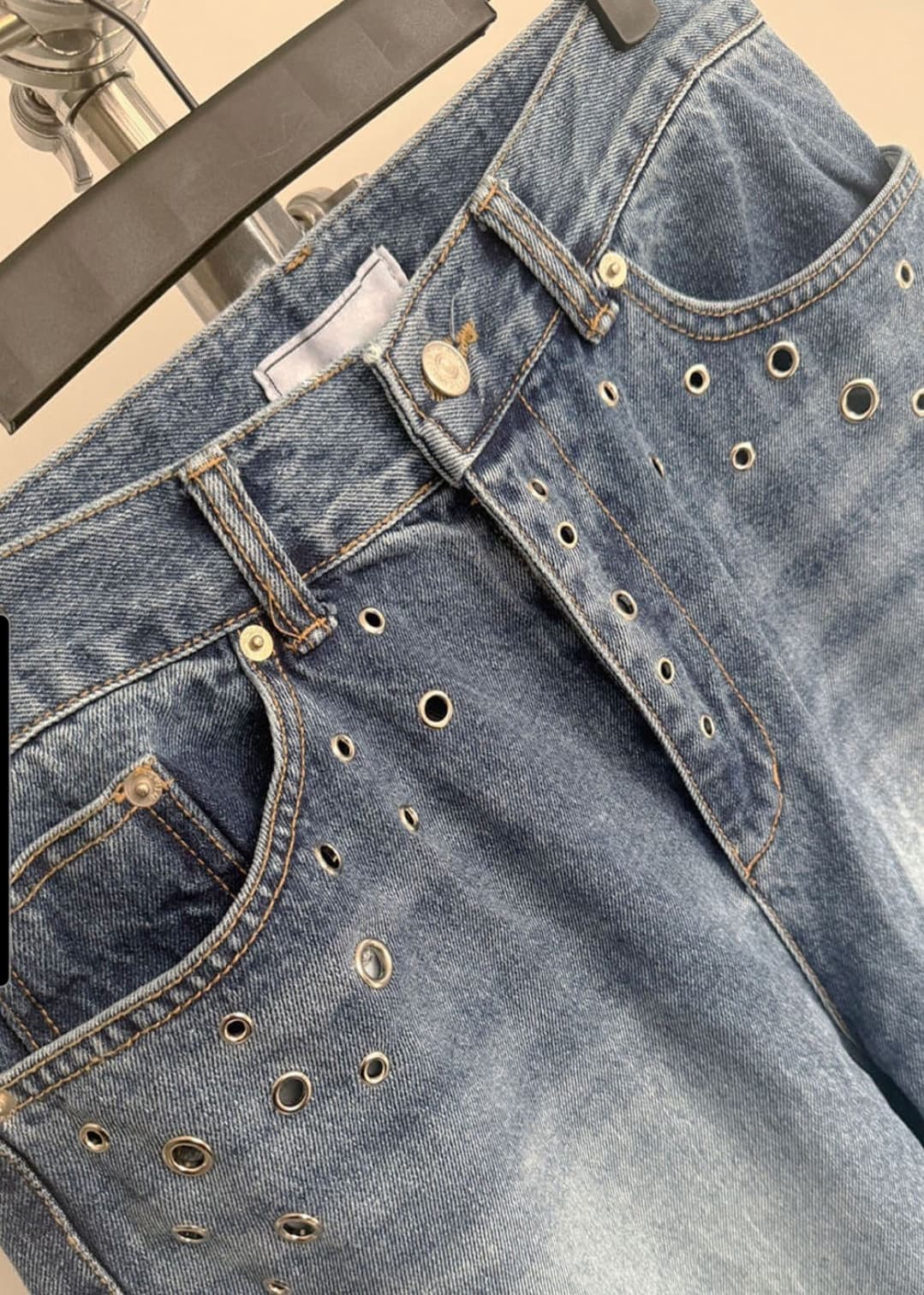 No. 854 Curved Jeans Curved Pants Wide Jeans - 이미지 13