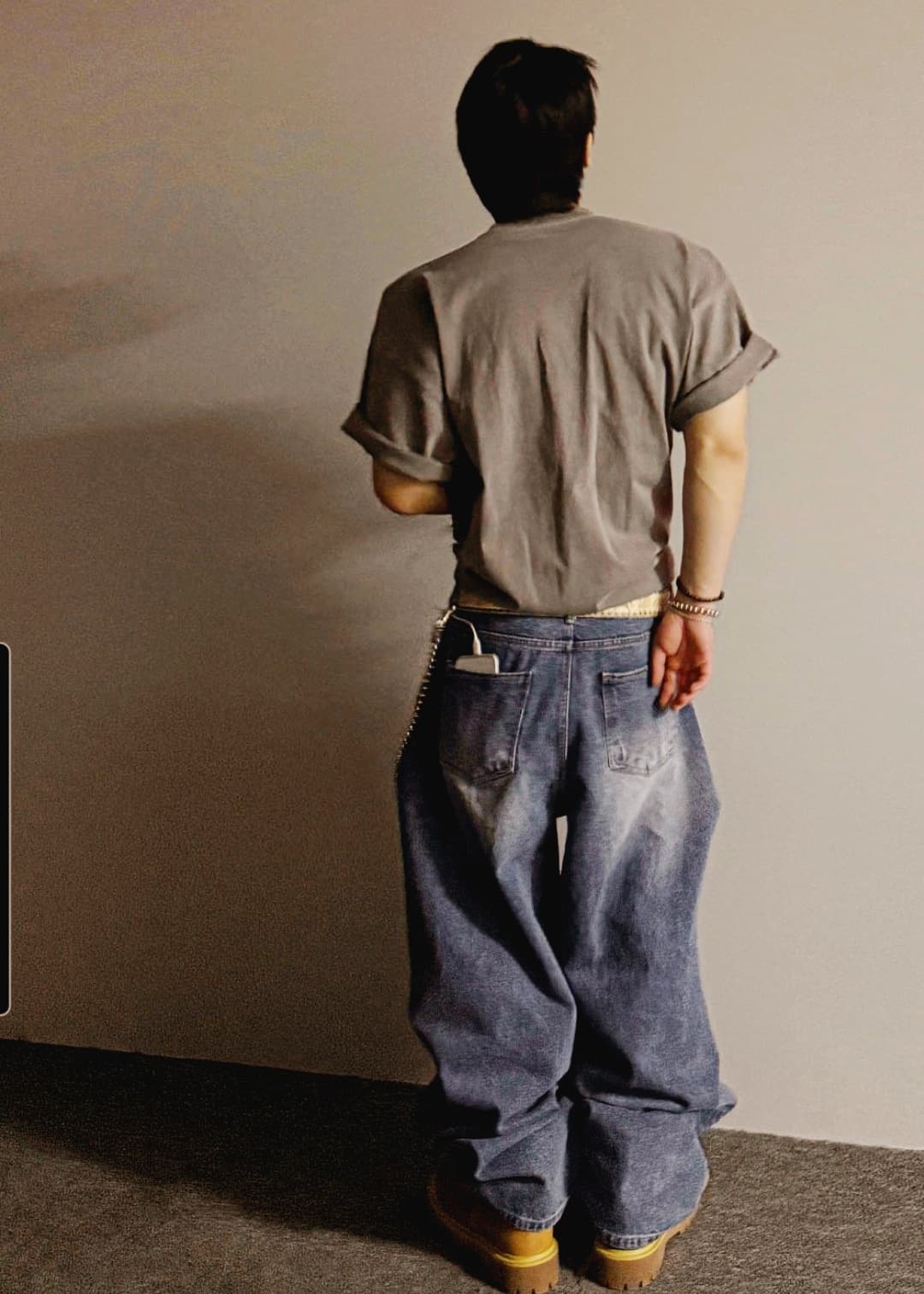 No. 854 Curved Jeans Curved Pants Wide Jeans - 이미지 11