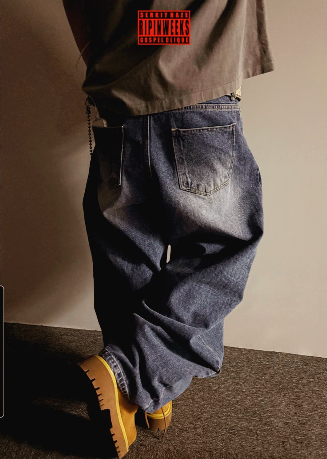 No. 854 Curved Jeans Curved Pants Wide Jeans - 이미지 9