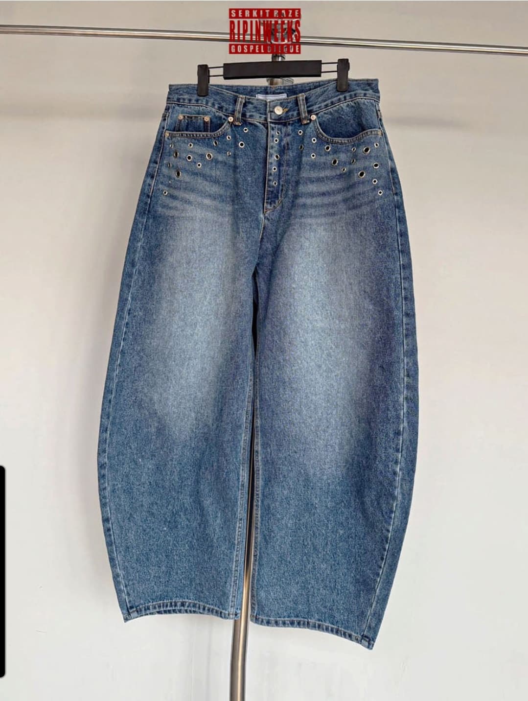No. 854 Curved Jeans Curved Pants Wide Jeans - 이미지 14