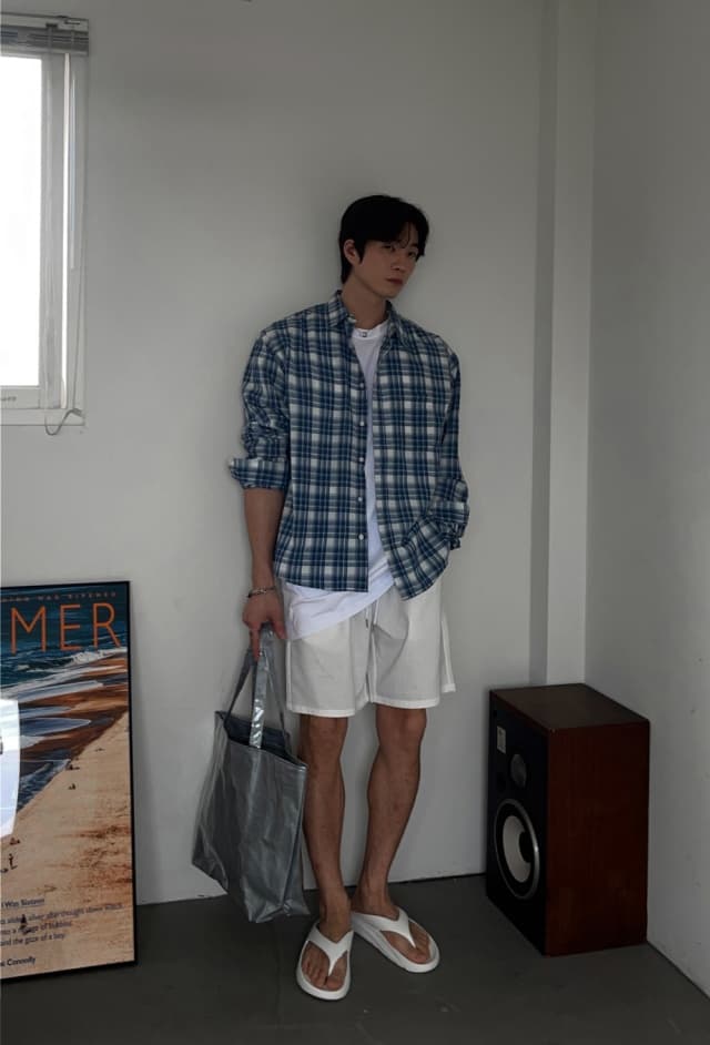 No. 844 Linen Shirt Linen Shirt Set Up - 이미지 14