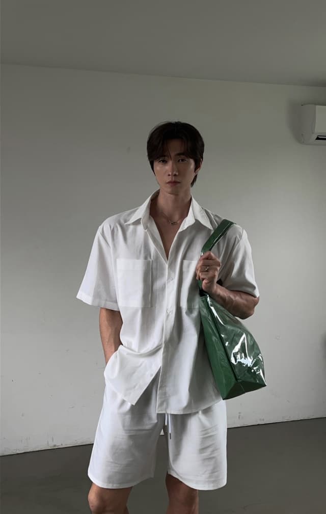 No. 844 Linen Shirt Linen Shirt Set Up - 이미지 10