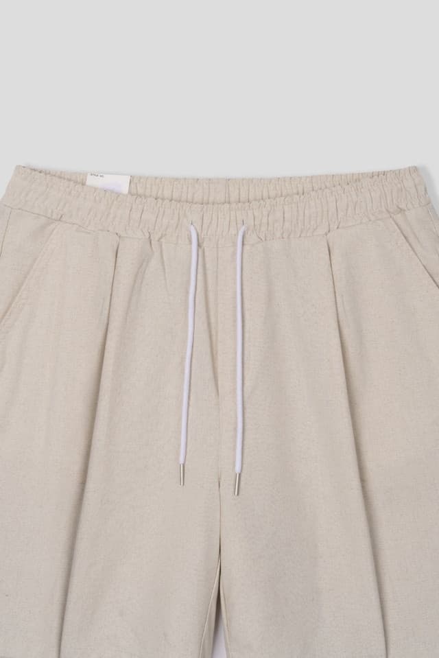 No. 668 Linen Single-Pleat Shorts - 이미지 18