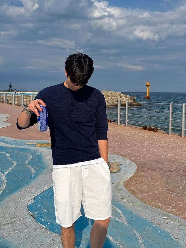 No. 668 Linen Single-Pleat Shorts - 이미지 6