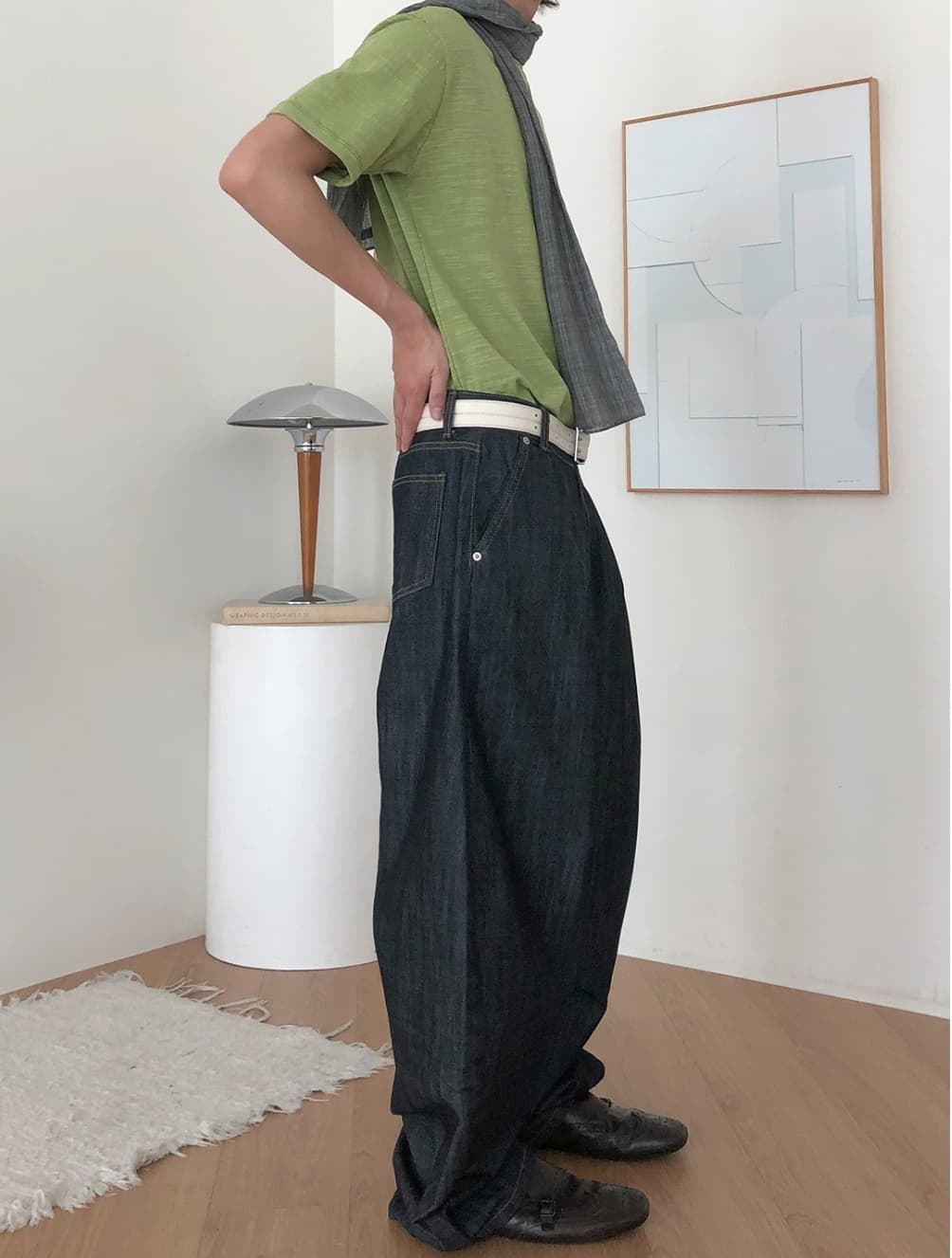 No. 840 Curved Jeans Curved Pants Wide Jeans - 이미지 11