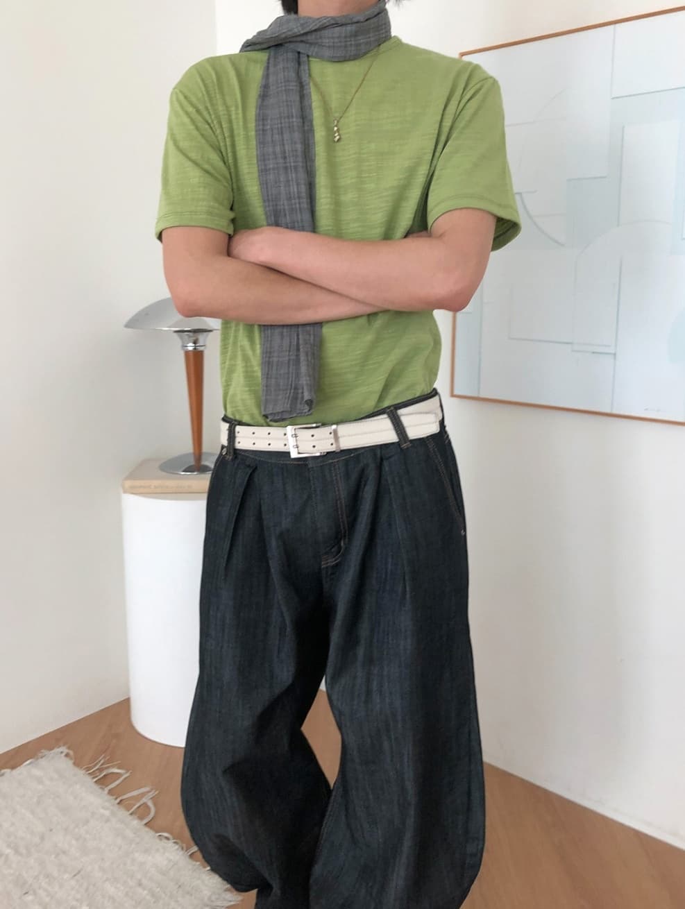 No. 840 Curved Jeans Curved Pants Wide Jeans - 이미지 14