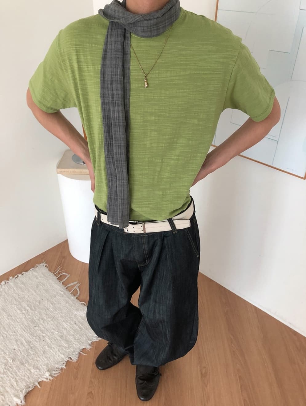No. 840 Curved Jeans Curved Pants Wide Jeans - 이미지 5