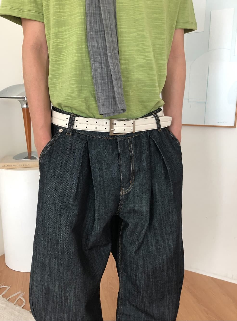 No. 840 Curved Jeans Curved Pants Wide Jeans - 이미지 10