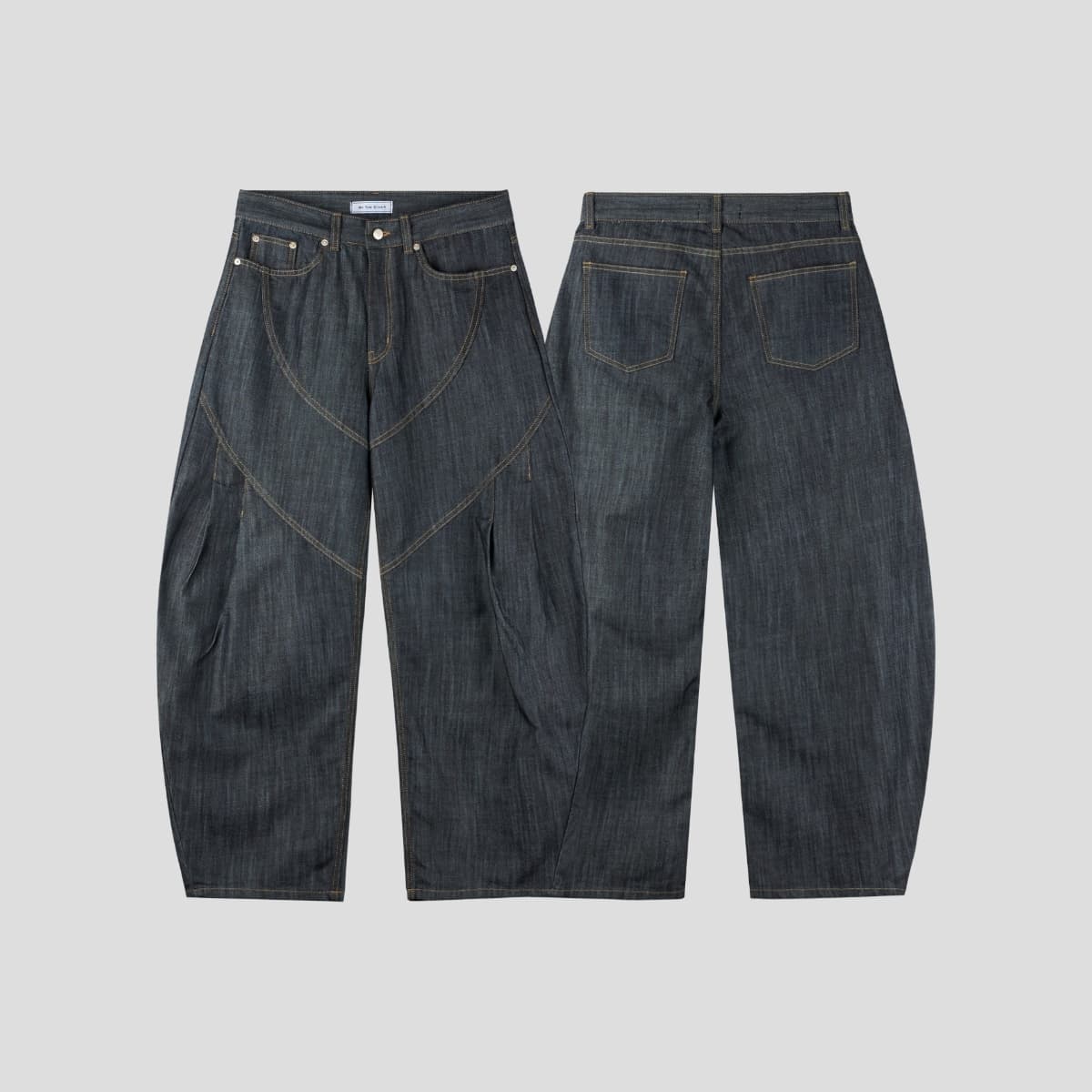 No. 843 Curved Jeans Curved Pants Wide Jeans - 이미지 20