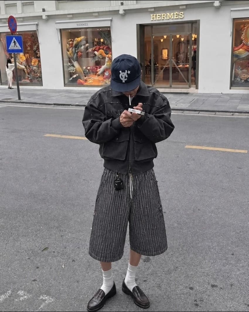 No. 810 Carpenter Bermuda shorts - 이미지 4