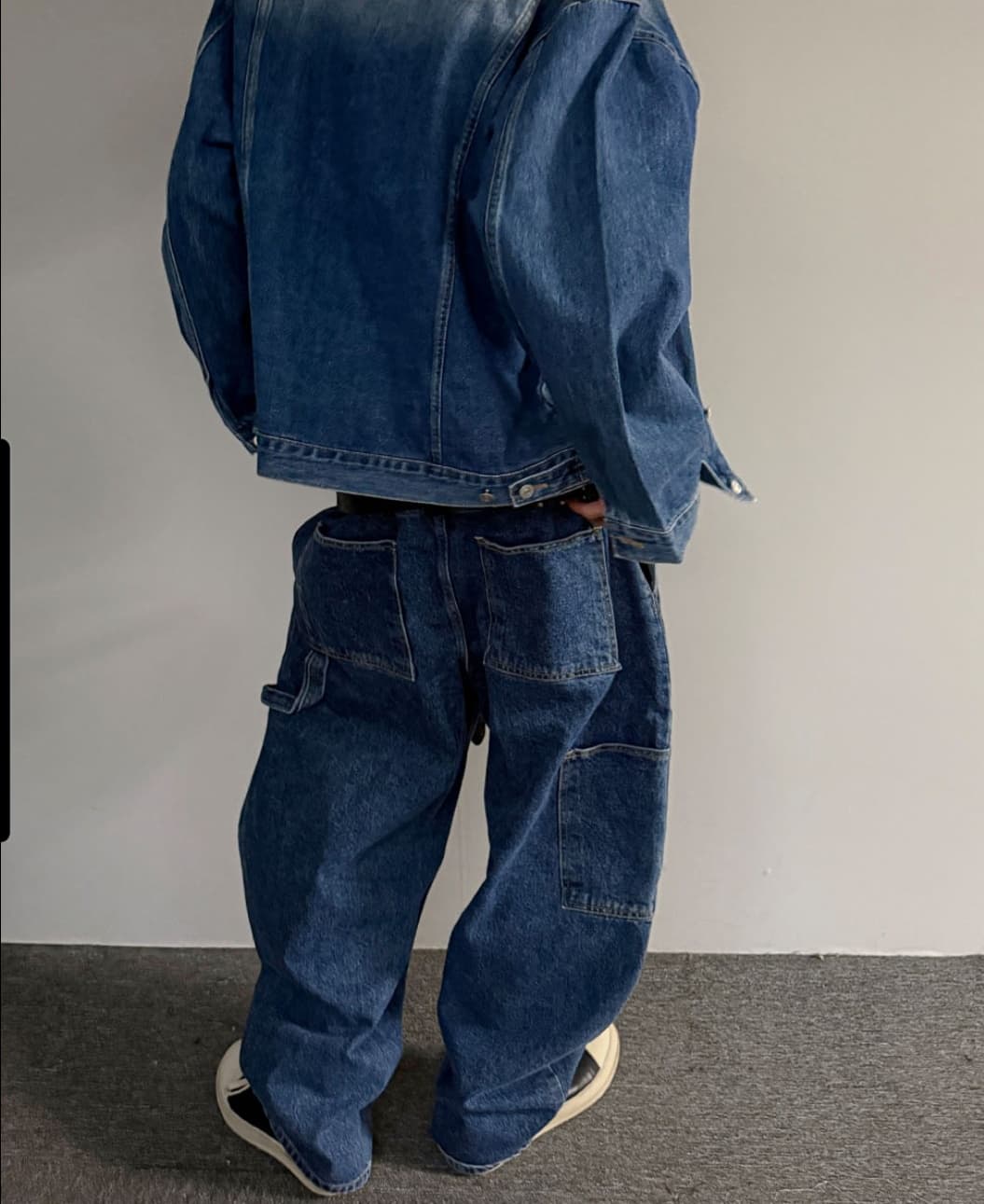 No. 842 Curved Jeans Curved Pants Wide Jeans Elastic Waist Jeans - 이미지 5