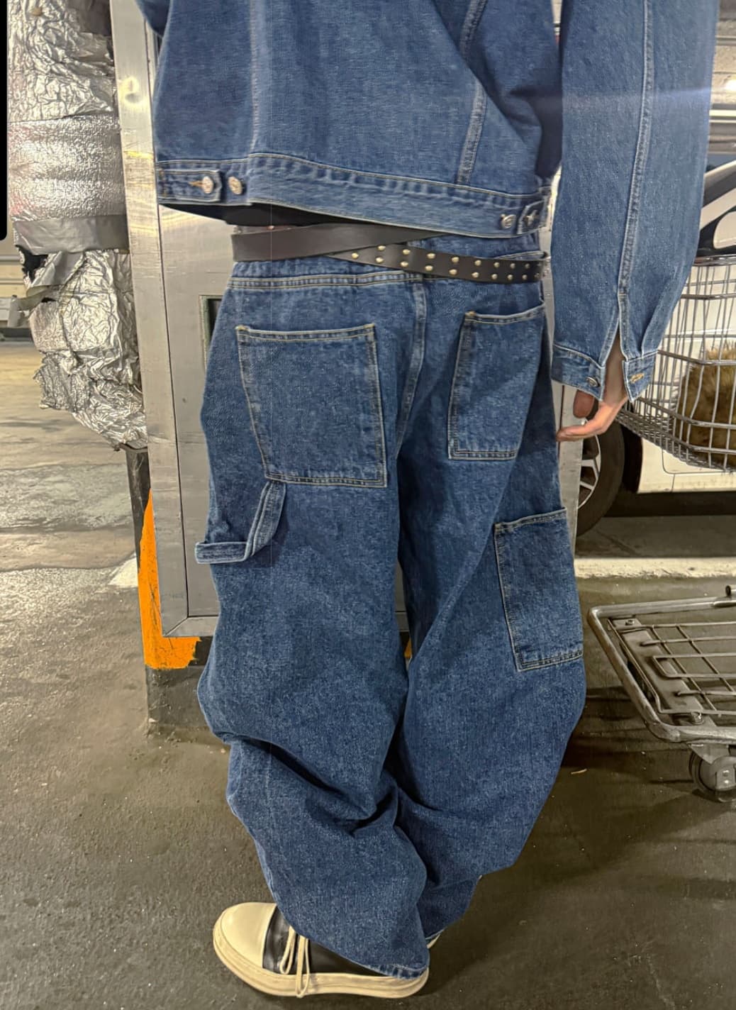 No. 842 Curved Jeans Curved Pants Wide Jeans Elastic Waist Jeans - 이미지 12