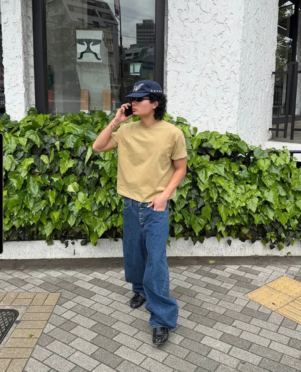 No. 850 Curved Jeans Curved Pants Wide Jeans - 이미지 11