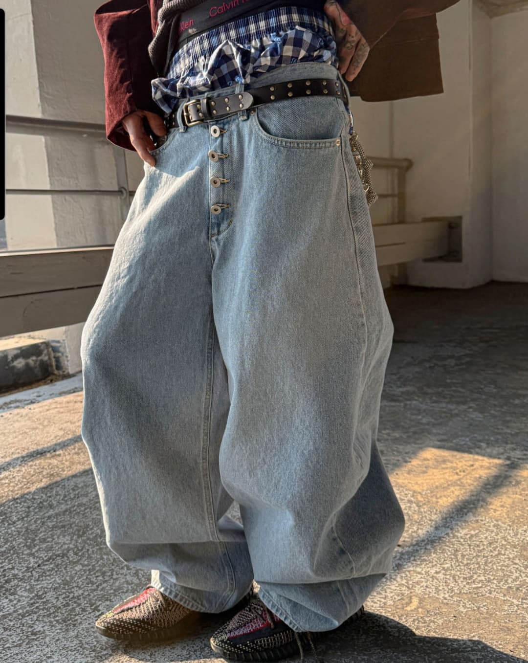 No. 851 Curved Jeans Curved Pants Wide Jeans - 이미지 9