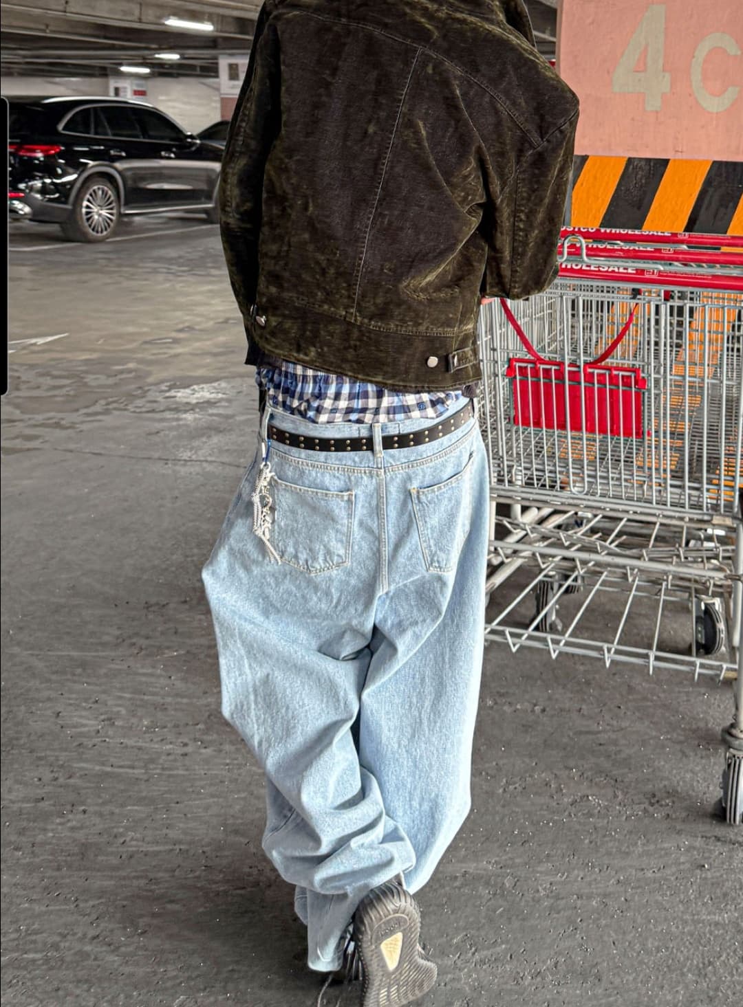 No. 851 Curved Jeans Curved Pants Wide Jeans - 이미지 3