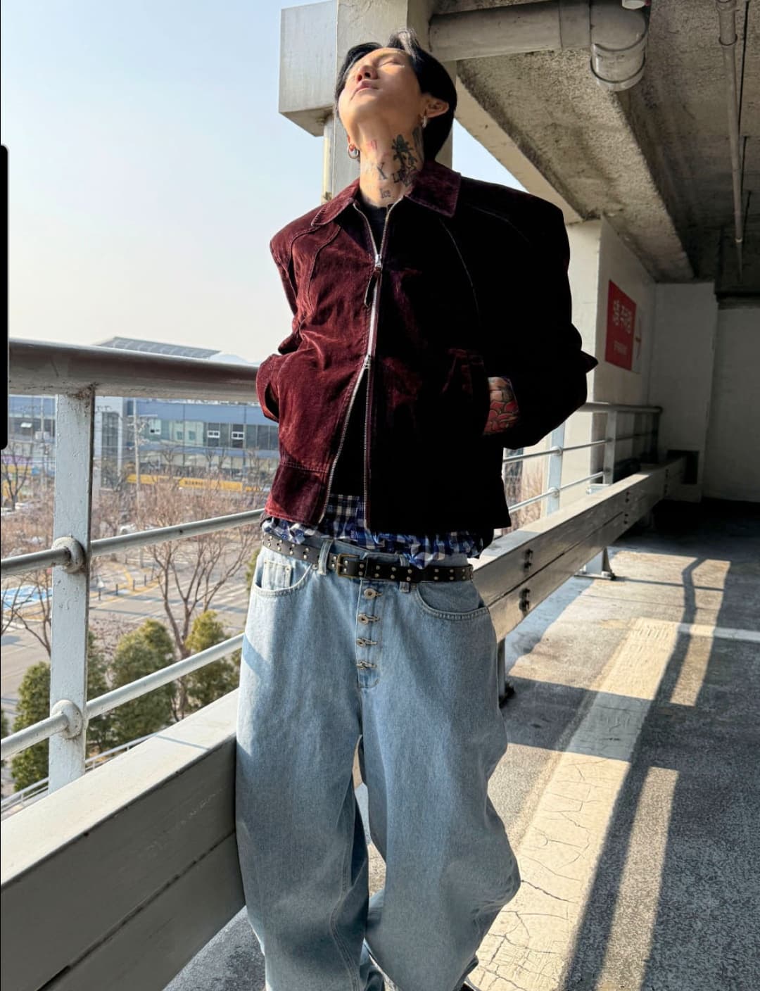 No. 851 Curved Jeans Curved Pants Wide Jeans - 이미지 4